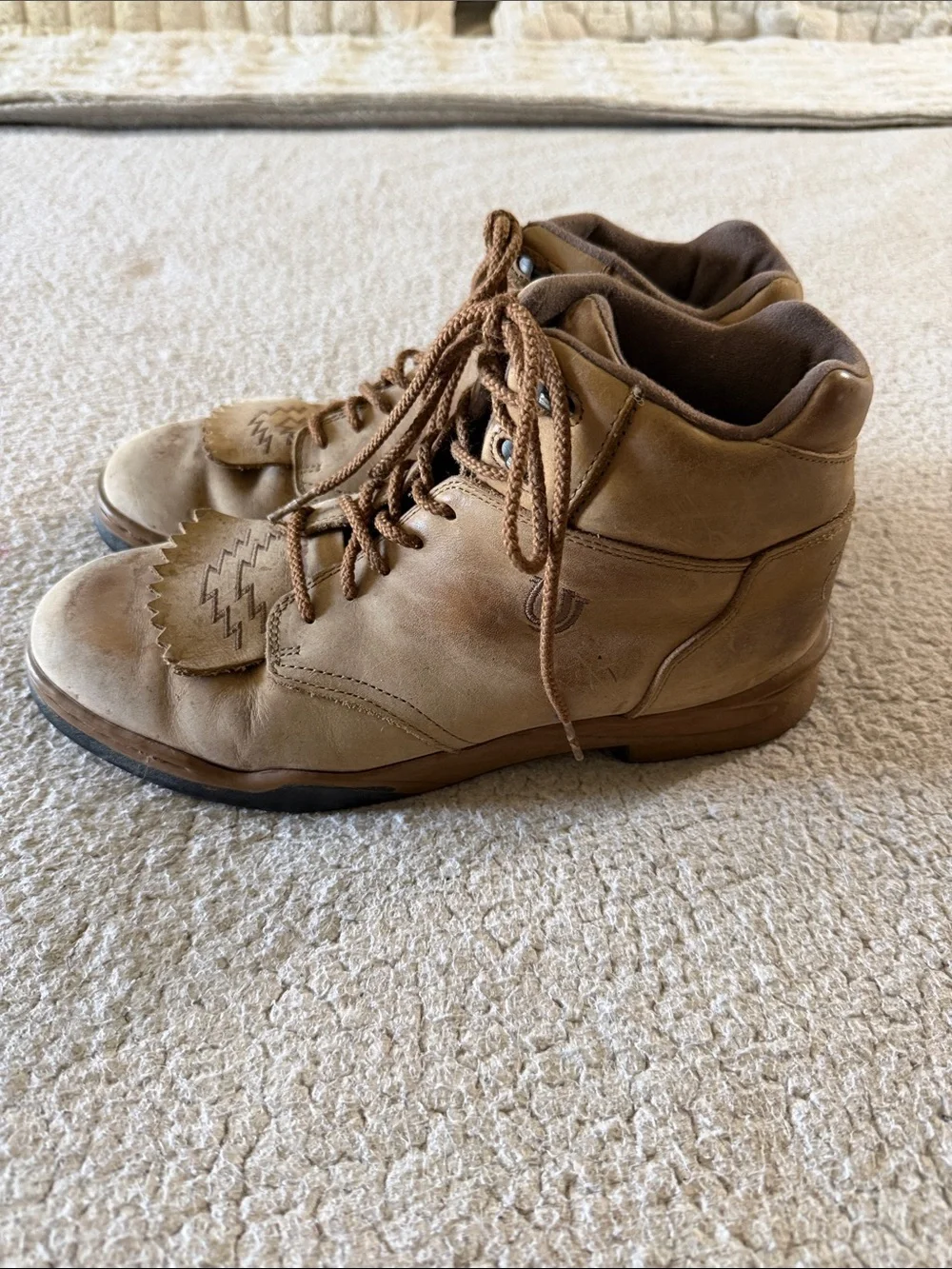 Roper Brown Leather Men's Chukka Boots Size 10